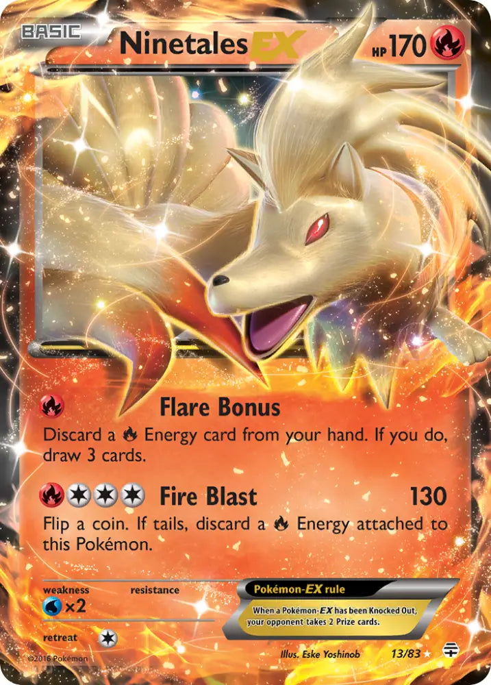 Ninetales EX (13/83) [XY: Generations] - Pokemon Single