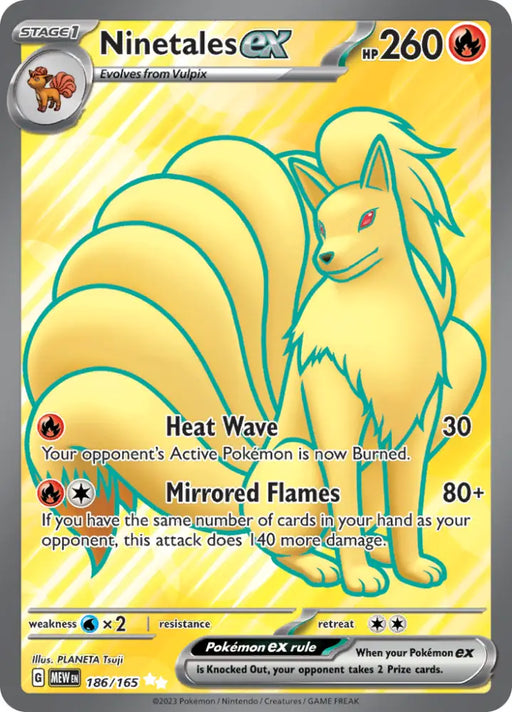 Ninetales ex (186/165) [Scarlet & Violet 151] - Pokemon Single