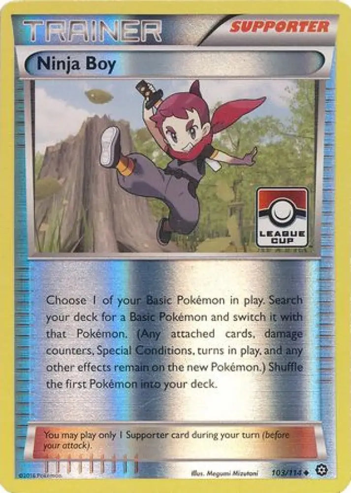 Ninja Boy (103/114) (League Promo) [XY: Steam Siege] - Pokemon Single