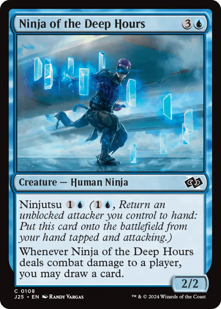 Ninja of the Deep Hours [Foundations Jumpstart] - MTG Single