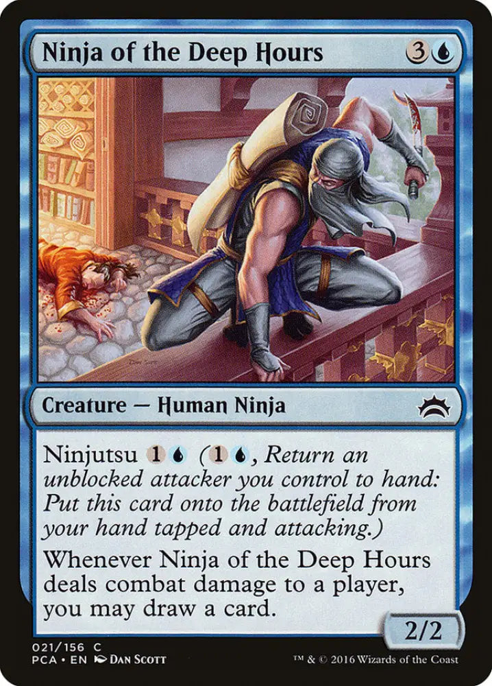Ninja of the Deep Hours [Planechase Anthology] - MTG Single
