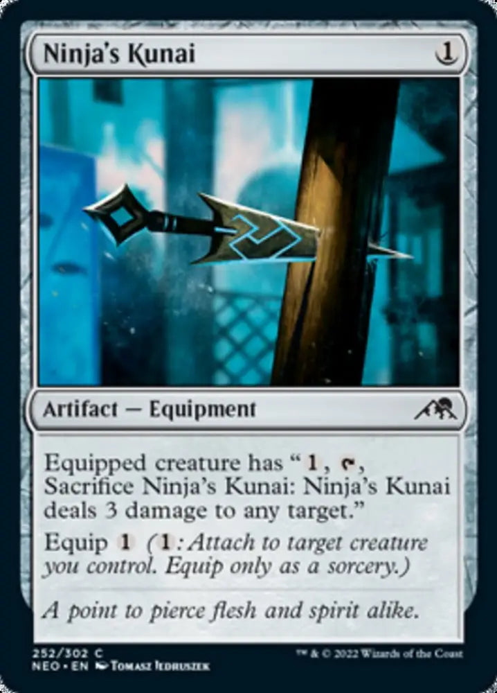 Ninja’s Kunai [Kamigawa: Neon Dynasty] - MTG Single