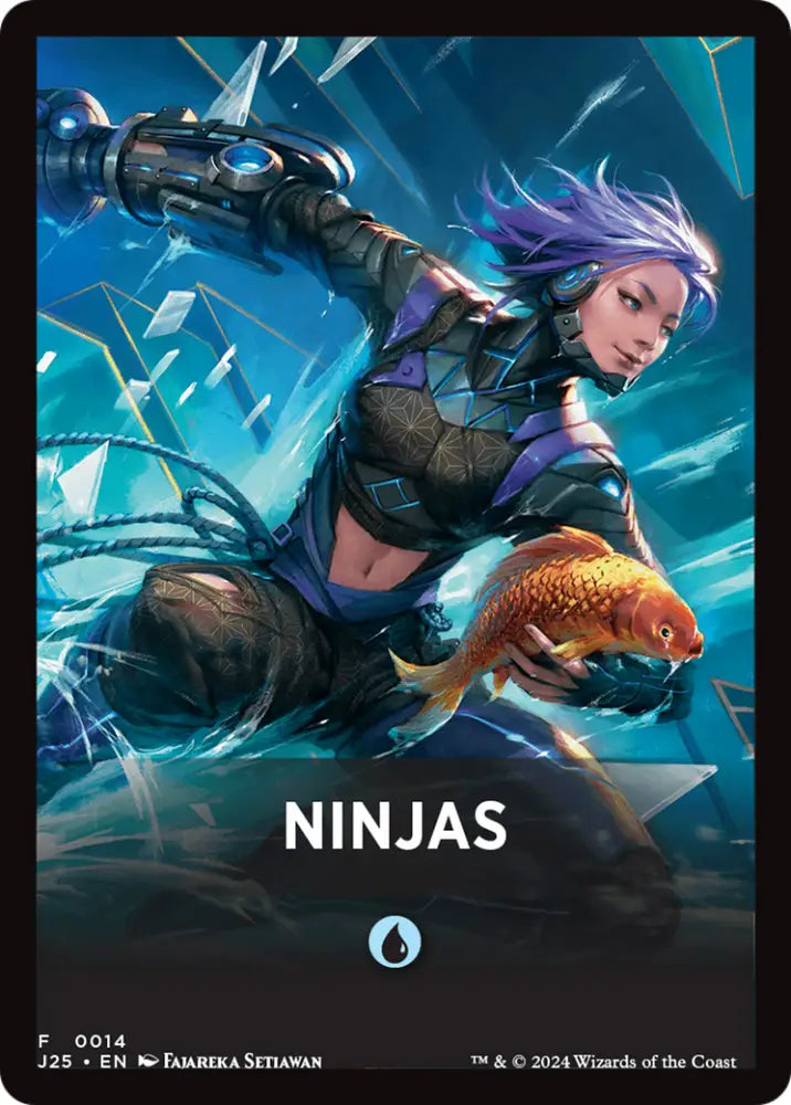 Ninjas Theme Card [Foundations Jumpstart Front Cards] - MTG Single
