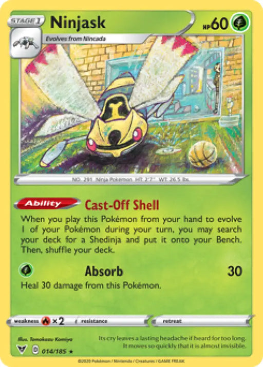 Ninjask (014/185) [Sword & Shield: Vivid Voltage] - Pokemon Single