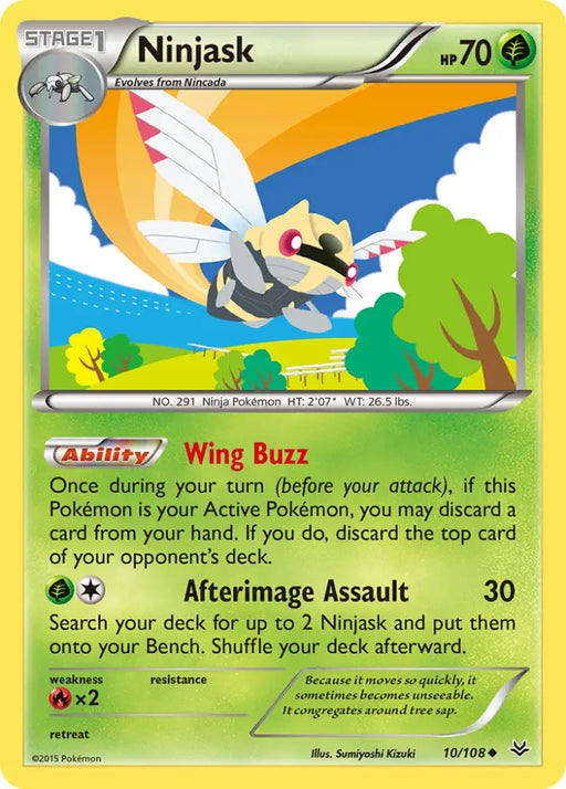 Ninjask (10/108) [XY: Roaring Skies] - Pokemon Single