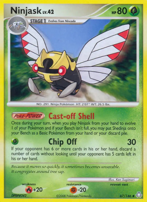 Ninjask (67/146) [Diamond & Pearl: Legends Awakened] - Pokemon Single
