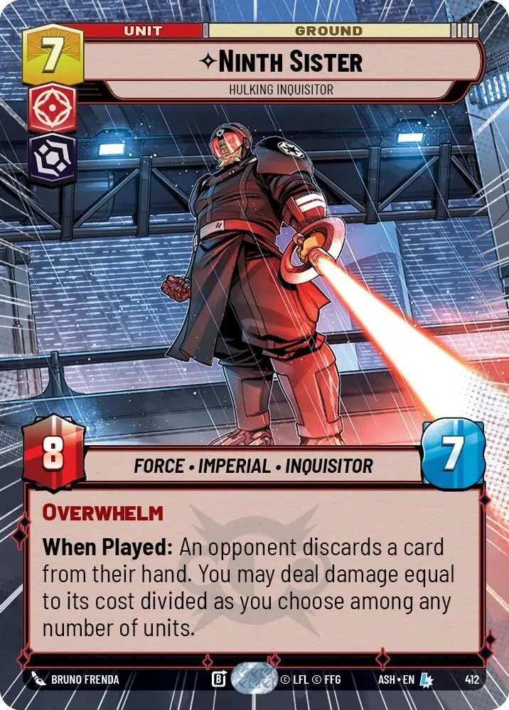 Ninth Sister - Hulking Inquisitor (Hyperspace) (412) [Ashes of the Empire]
