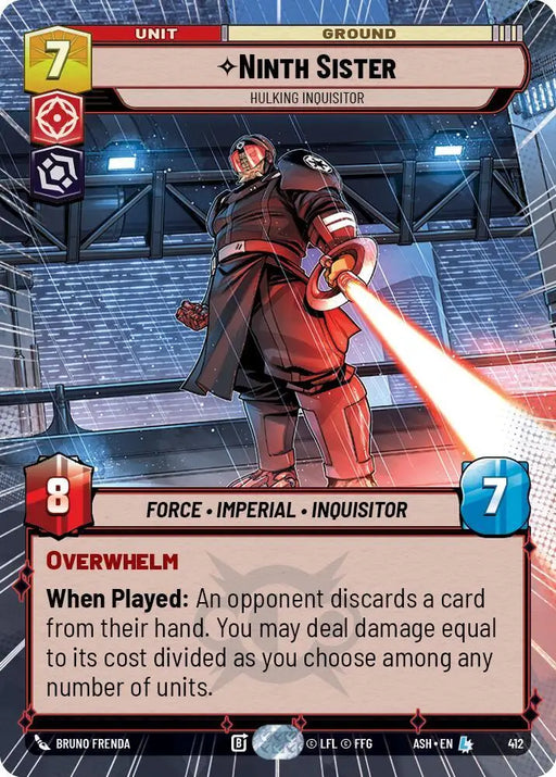 Ninth Sister - Hulking Inquisitor (Hyperspace) (412) [Ashes of the Empire]