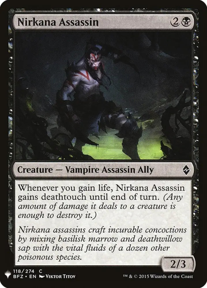 Nirkana Assassin [Mystery Booster] - MTG Single
