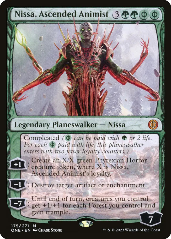 Nissa Ascended Animist [Phyrexia: All Will Be One] - MTG Single