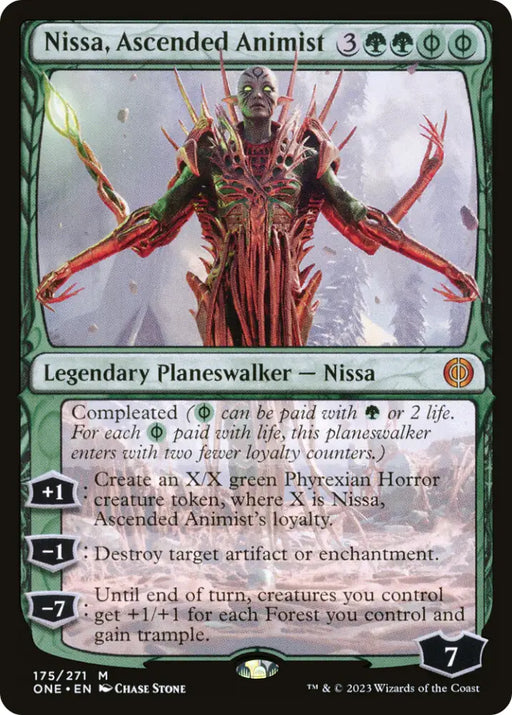 Nissa Ascended Animist [Phyrexia: All Will Be One] - MTG Single