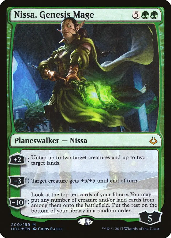 Nissa Genesis Mage [Hour of Devastation] - MTG Single