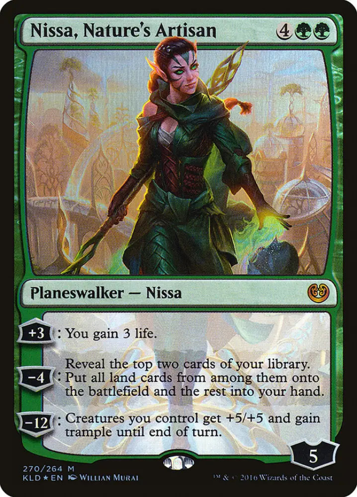 Nissa Nature’s Artisan [Kaladesh] - MTG Single