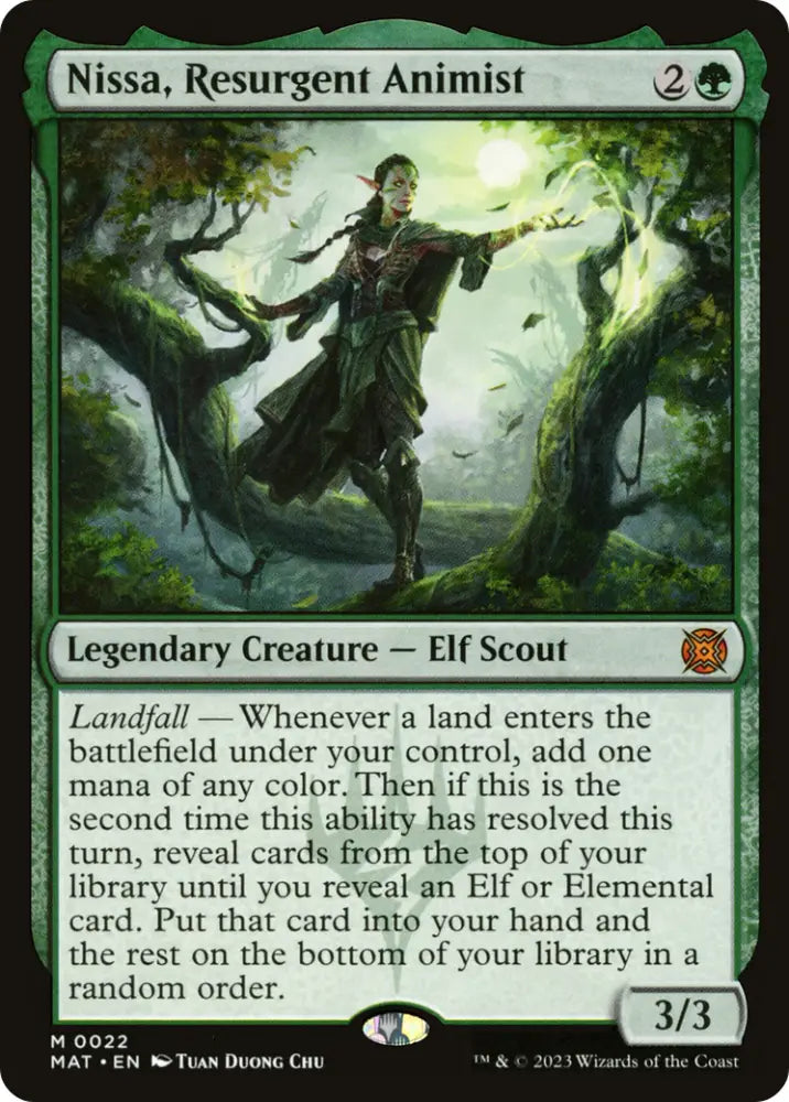 Nissa Resurgent Animist [March of the Machine: The Aftermath] - MTG Single