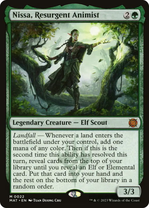Nissa Resurgent Animist [March of the Machine: The Aftermath] - MTG Single