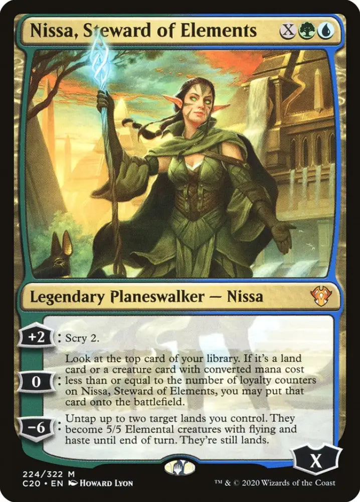 Nissa Steward of Elements [Commander 2020] - MTG Single