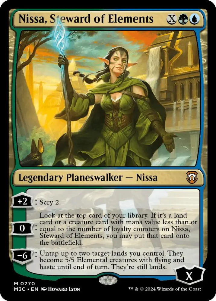 Nissa Steward of Elements [Modern Horizons 3 Commander] - MTG Single