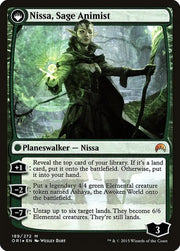 Nissa, Vastwood Seer (189) [Prerelease Cards] Reverse