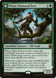 Nissa Vastwood Seer // Nissa Sage Animist [From the Vault: Transform] - MTG Single