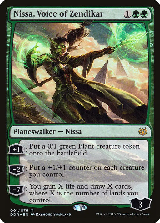 Nissa Voice of Zendikar [Duel Decks: Nissa vs. Ob Nixilis] - MTG Single
