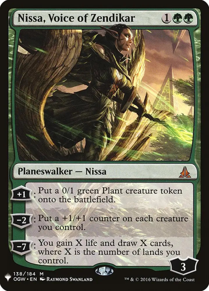 Nissa Voice of Zendikar [Mystery Booster] - MTG Single
