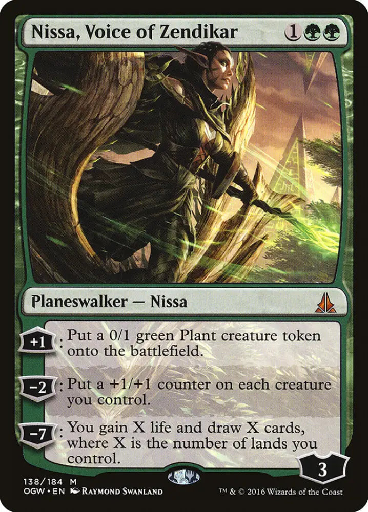 Nissa Voice of Zendikar [Oath of the Gatewatch] - MTG Single