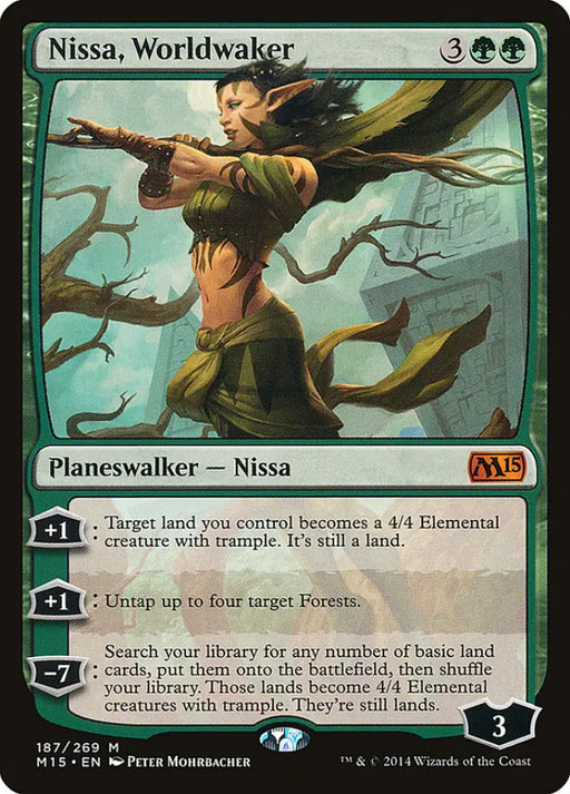 Nissa Worldwaker [Magic 2015] - MTG Single