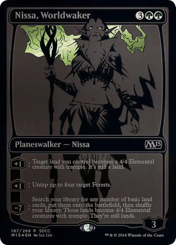 Nissa Worldwaker [San Diego Comic-Con 2014] - MTG Single