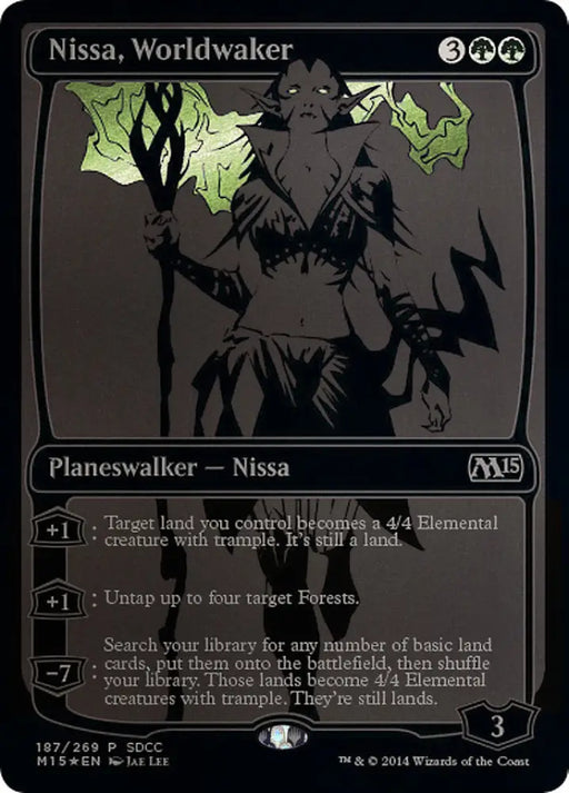 Nissa Worldwaker [San Diego Comic-Con 2014] - MTG Single