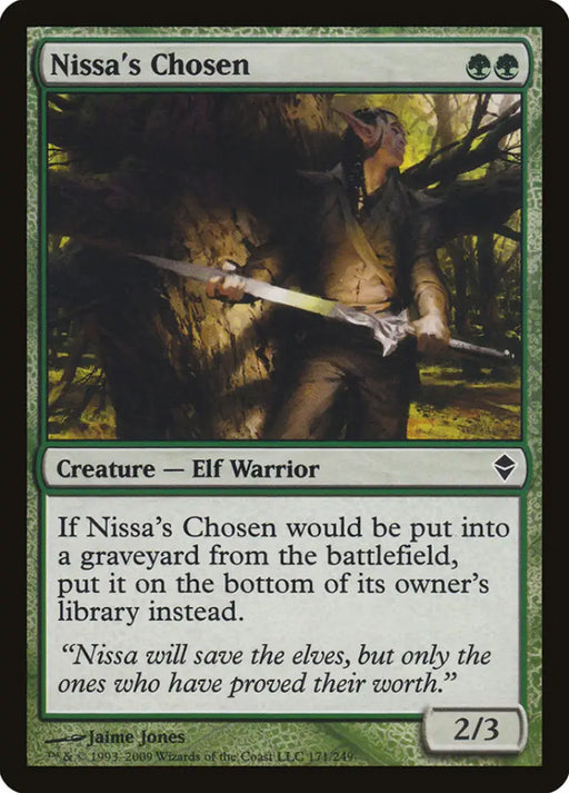 Nissa’s Chosen [Zendikar] - MTG Single