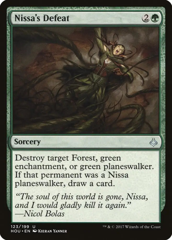 Nissa’s Defeat [Hour of Devastation] - MTG Single