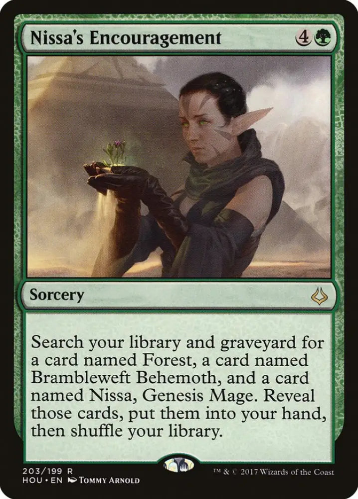 Nissa’s Encouragement [Hour of Devastation] - MTG Single