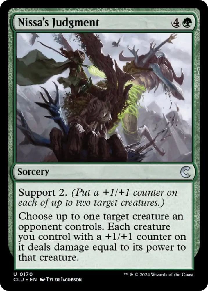 Nissa’s Judgment [Ravnica: Clue Edition] - MTG Single