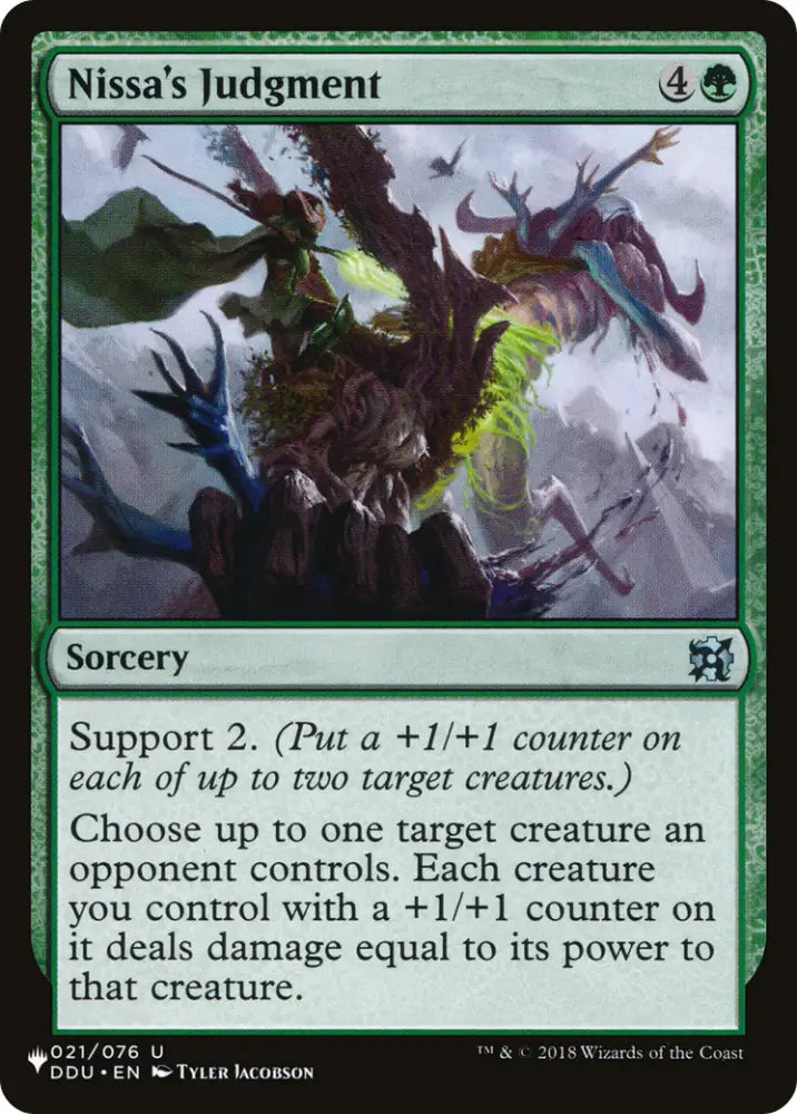 Nissa’s Judgment [The List] - MTG Single