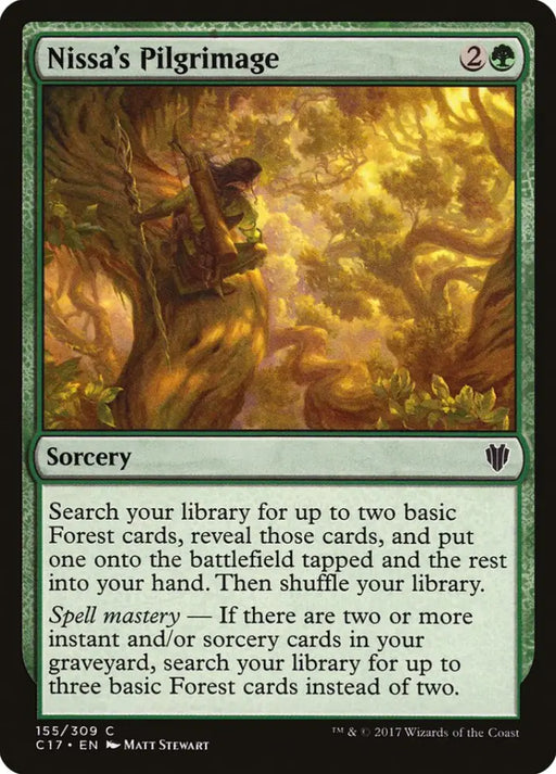Nissa’s Pilgrimage [Commander 2017] - MTG Single