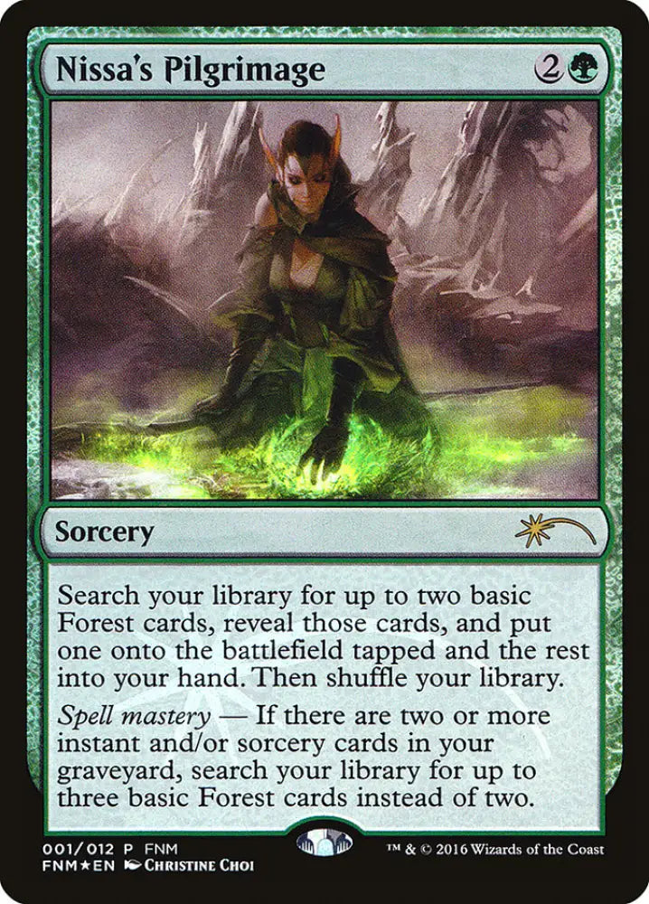 Nissa’s Pilgrimage [Friday Night Magic 2016] - MTG Single
