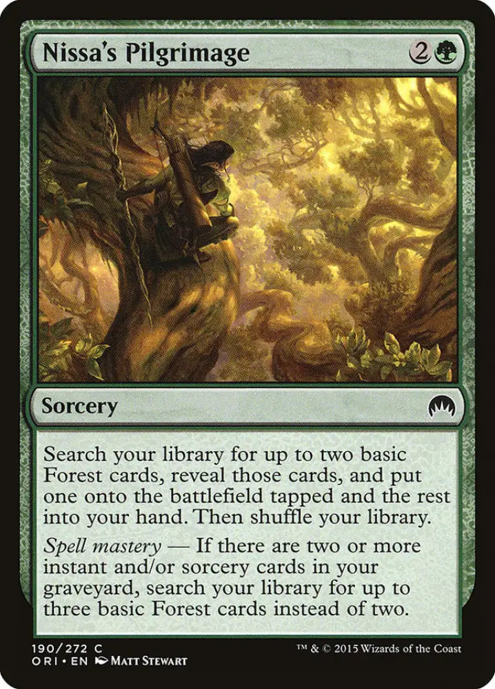 Nissa’s Pilgrimage [Magic Origins] - MTG Single