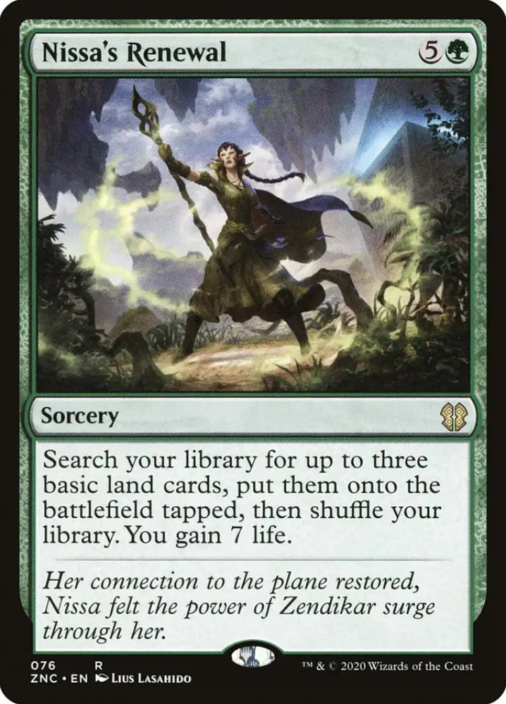 Nissa’s Renewal [Zendikar Rising Commander] - MTG Single