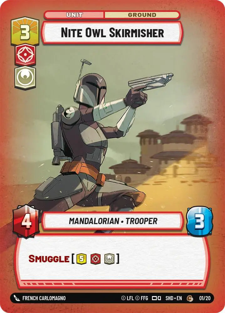 Nite Owl Skirmisher (01/20) [Shadows of the Galaxy: Weekly Play] - Star Wars: Unlimited Single