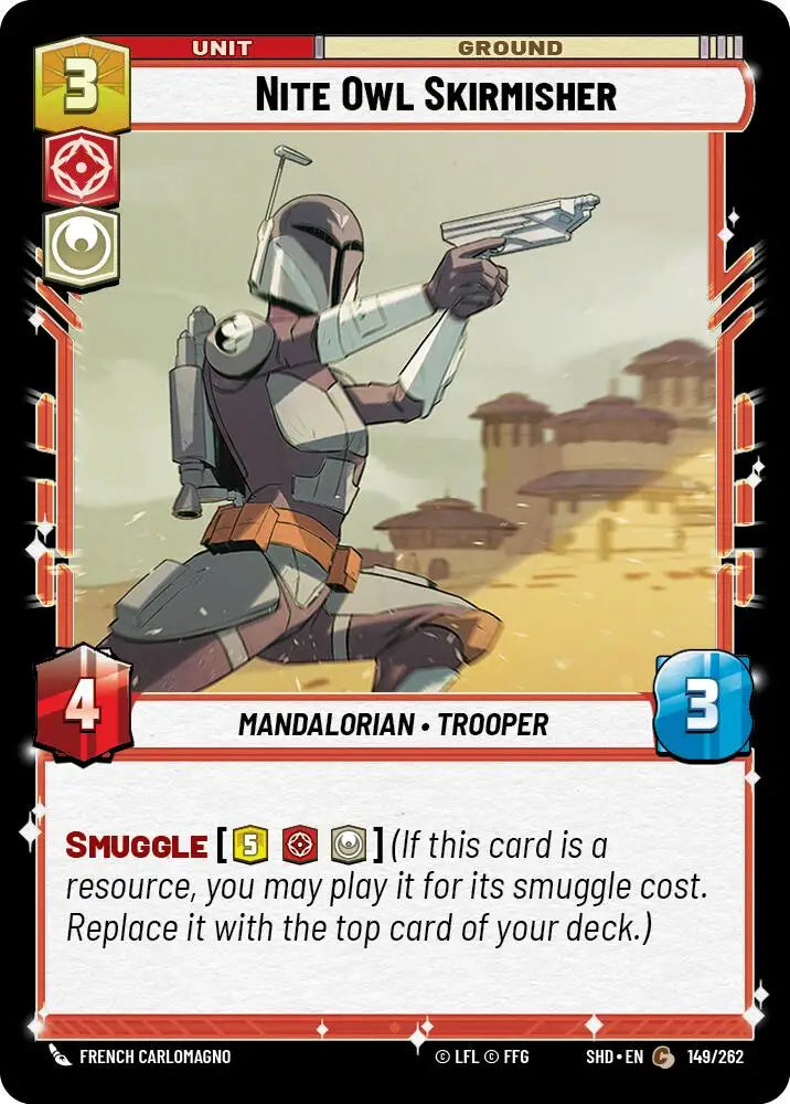 Nite Owl Skirmisher (149/262) [Shadows of the Galaxy] - Star Wars: Unlimited Single