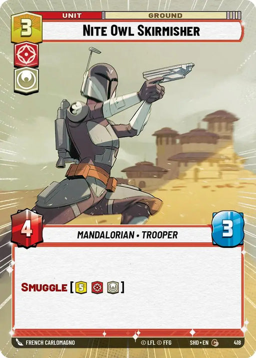 Nite Owl Skirmisher (Hyperspace) (418) [Shadows of the Galaxy] - Star Wars: Unlimited Single