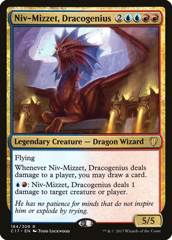 Niv-Mizzet Dracogenius [Commander 2017] - MTG Single