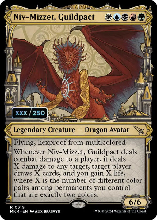 Niv-Mizzet Guildpact (Serialized) [Murders at Karlov Manor] - MTG Single
