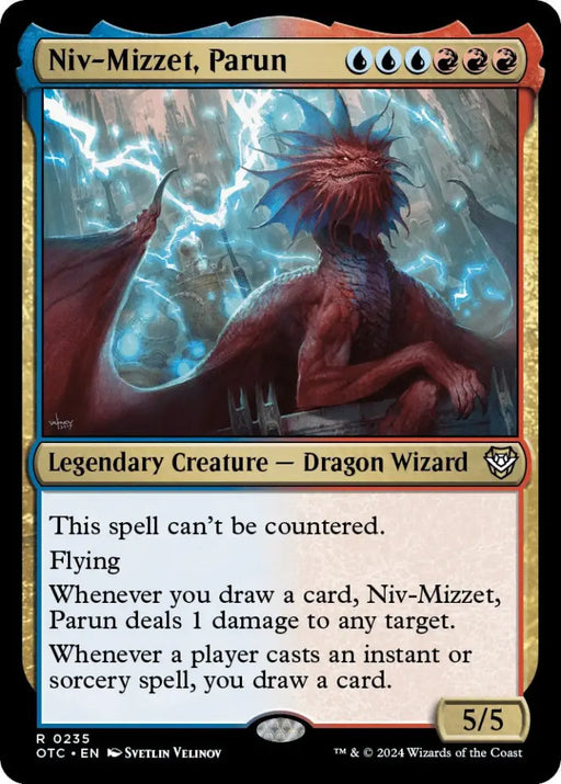 Niv-Mizzet Parun [Outlaws of Thunder Junction Commander] - MTG Single