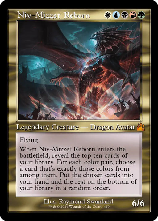 Niv-Mizzet Reborn (Retro Frame) [Ravnica Remastered] - MTG Single