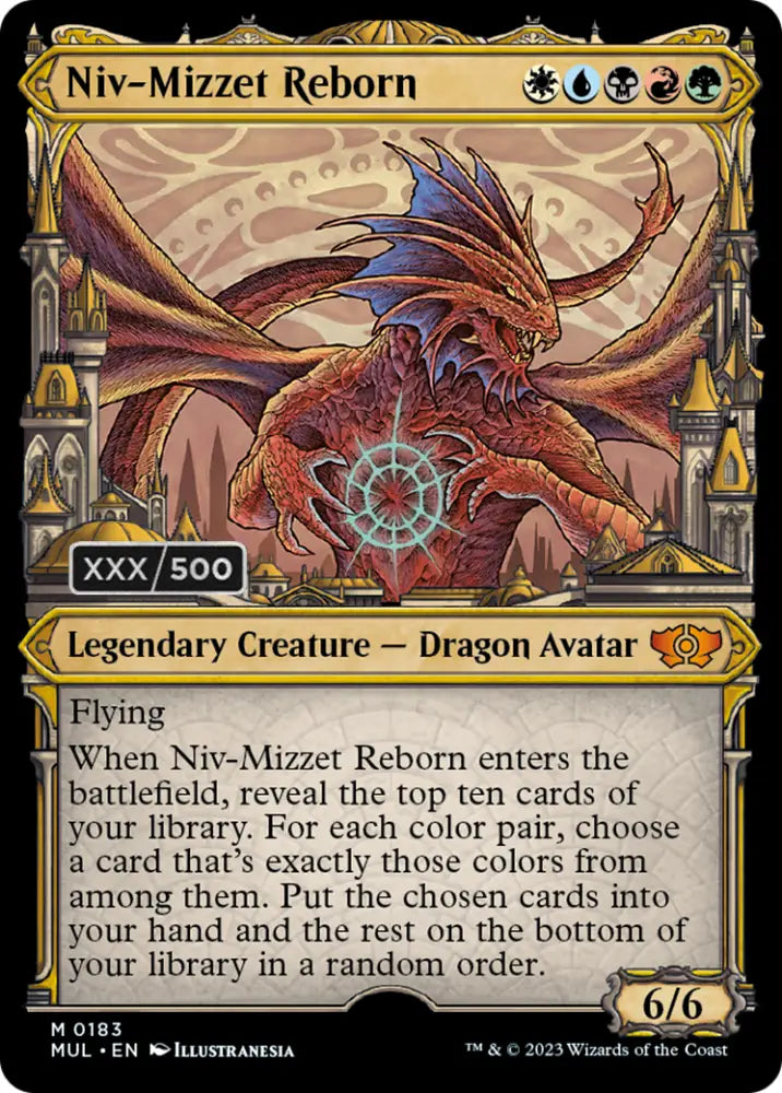 Niv-Mizzet Reborn (Serialized) [Multiverse Legends] - MTG Single