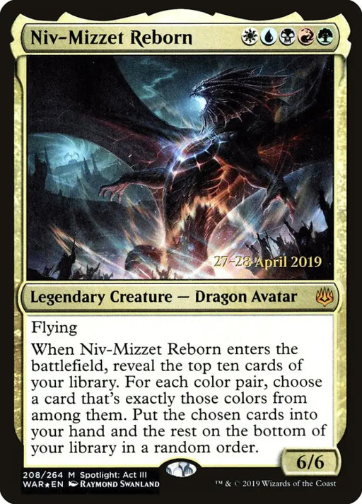 Niv-Mizzet Reborn [War of the Spark Prerelease Promos] - MTG Single