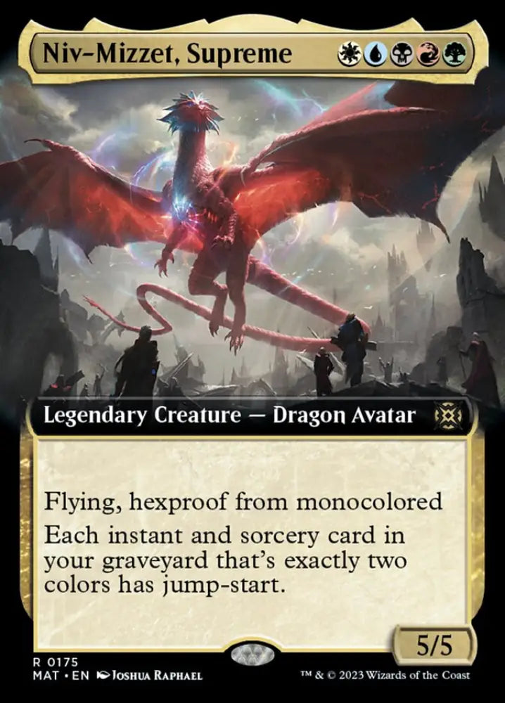 Niv-Mizzet Supreme (Extended Art) [March of the Machine: The Aftermath] - MTG Single