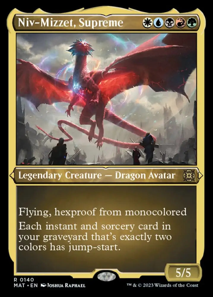 Niv-Mizzet Supreme (Foil Etched) [March of the Machine: The Aftermath] - MTG Single