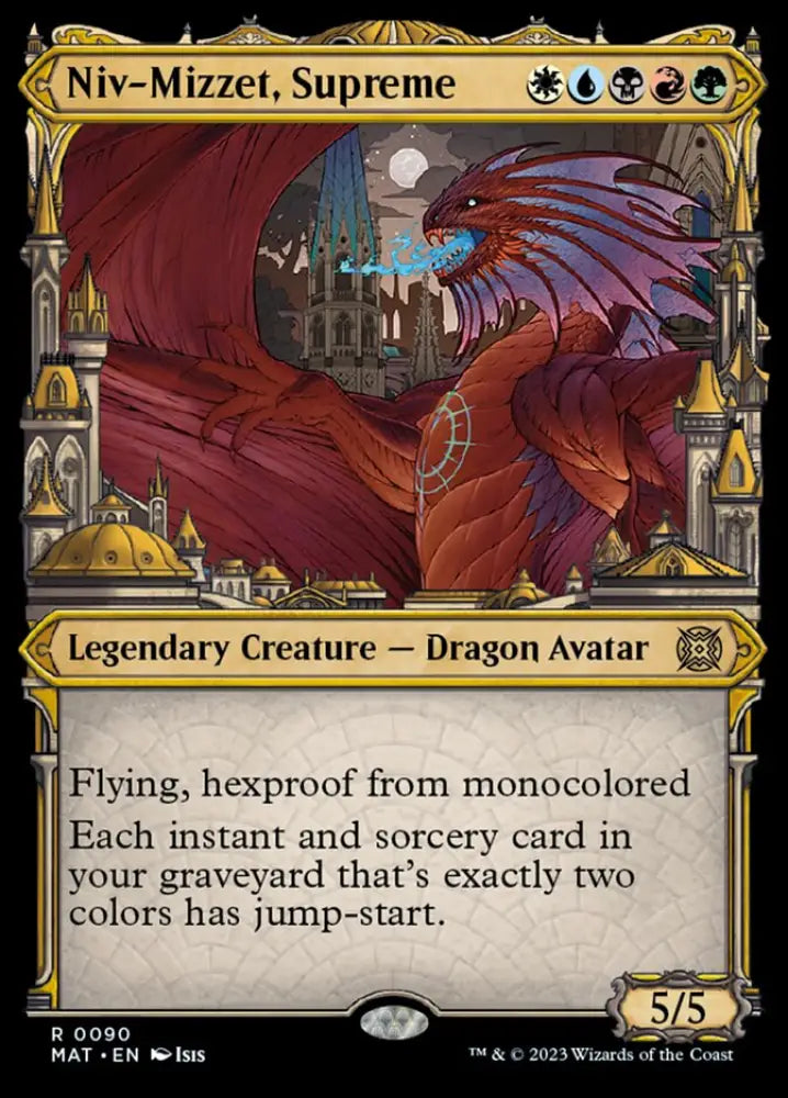 Niv-Mizzet Supreme (Showcase) [March of the Machine: The Aftermath] - MTG Single